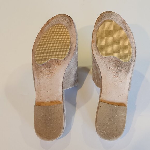 Charles David Taupe Suede Flats Size 8.5 - Picture 5 of 5